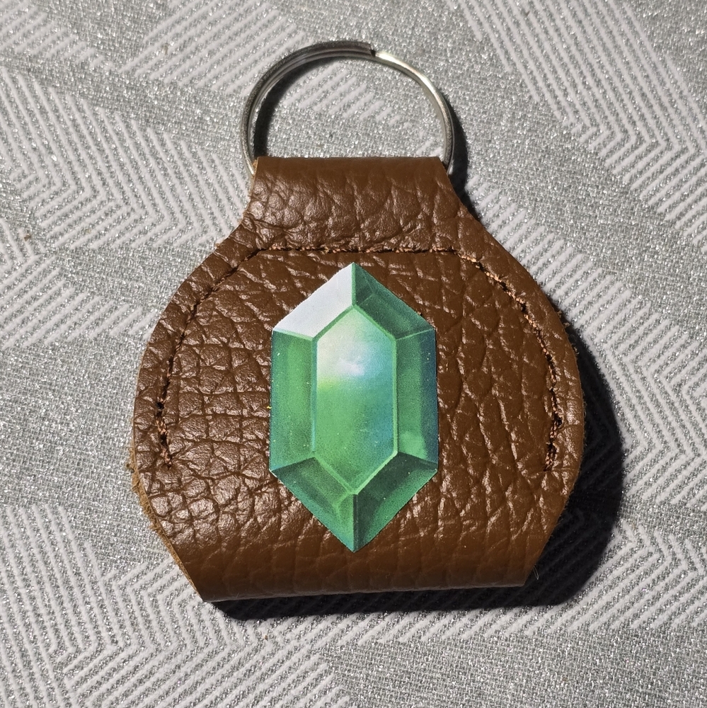 Zelda Shopping Cart Coin Keychain